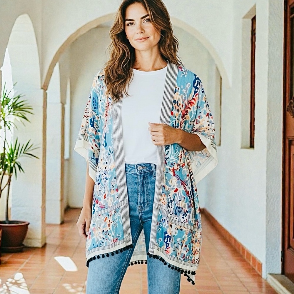 Colorful Boho Kimono – One Size